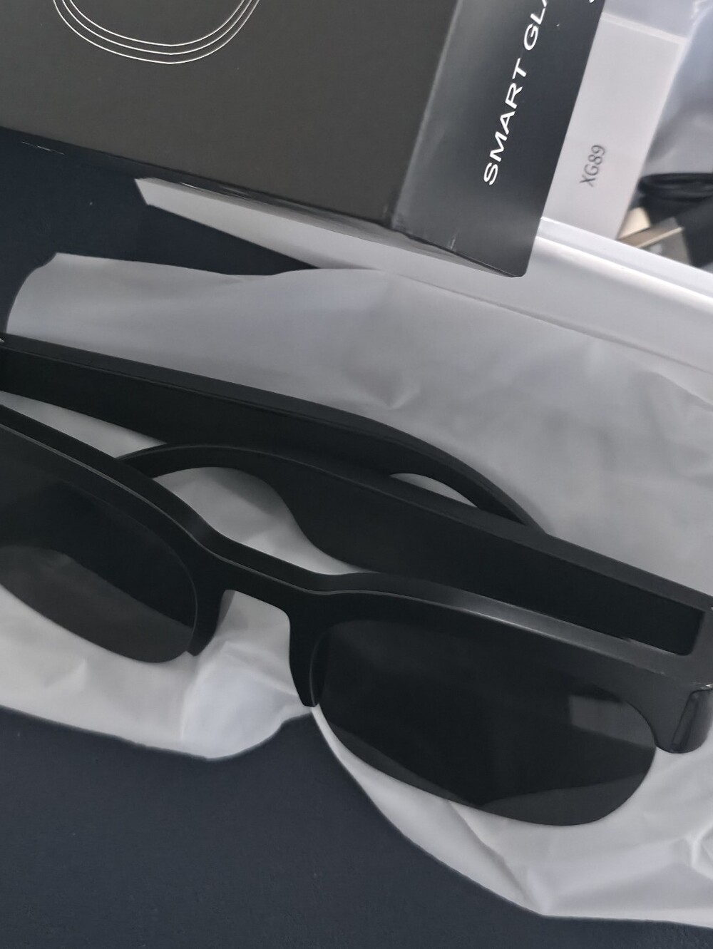 [Brand New] Men's Black AI Sunglasses - Matte Black (Unisex)